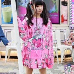 ACDC RAG Blood Menhera-chan Strawberry Jacket