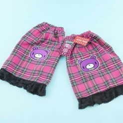 ACDC RAG Checkered Gloomy Bear Leg Warmers