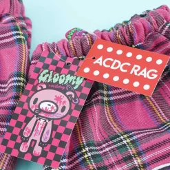 ACDC RAG Checkered Gloomy Bear Leg Warmers