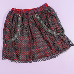 ACDC RAG Dark Gloomy Mesh Skirt