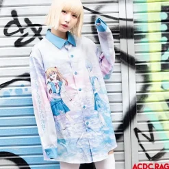 ACDC RAG Evagelion Rei & Asuka Shirt
