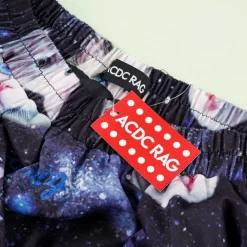 ACDC RAG Gaalxy Cat Flare Skirt