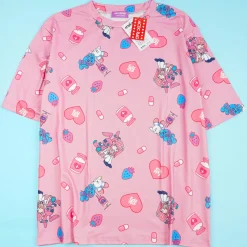 ACDC RAG Menhera-Chan Mill Nero T-Shirt - Pink