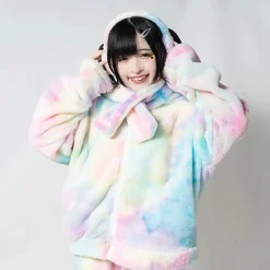 ACDC RAG Pastel Rainbow Scarf & Earmuffs Set