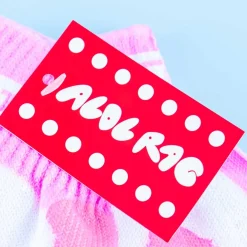 ACDC RAG Pink Panda Fingerless Gloves