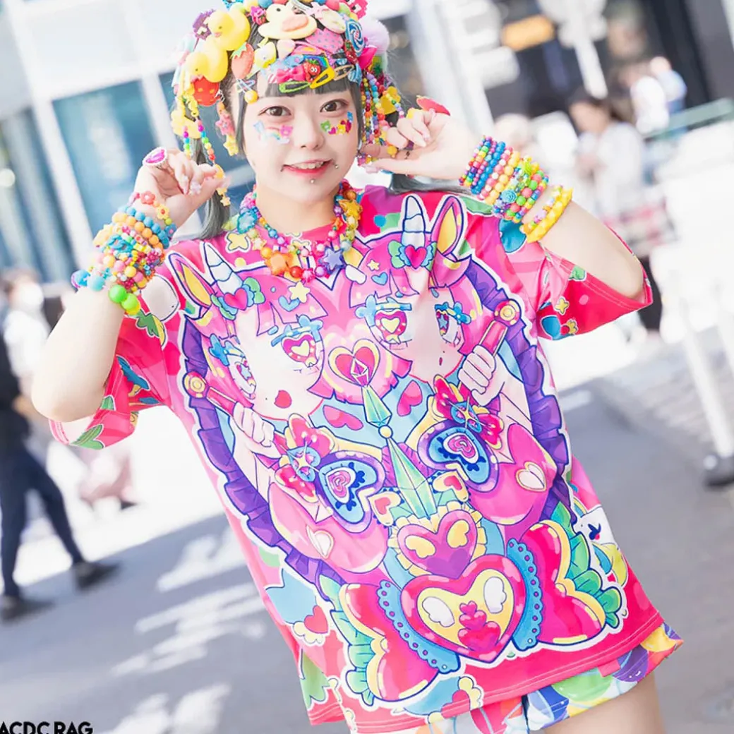 ACDC RAG Pink Unicorn T-Shirt