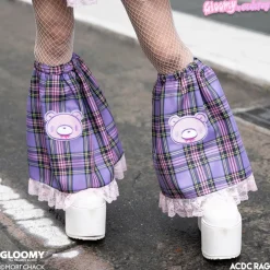 ACDC RAG Plum Gloomy Bear Leg Warmers