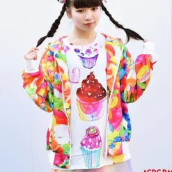 ACDC RAG Pop Candy Zip Big Hoodie