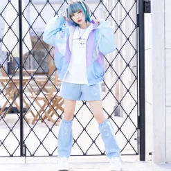 ACDC RAG Safe Jersey Leg Warmers - Pastel Blue