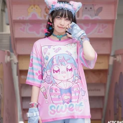 ACDC RAG Sweet Nyanko T-Shirt