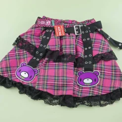 ACDC Rag Vivid Gloomy Bear Belt Skirt