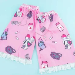 ACDC RAG Yami Kawaii Punk Menhera-chan Leg Warmers - Pink