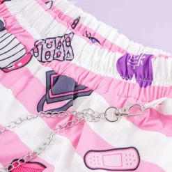 ACDC RAG Yami Kawaii Punk Menhera-chan Skirt - Pink