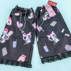 ACDC RAG Yami Kawaii Punk Menhera-chan Leg Warmers - Black