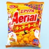 Aerial Halloween Corn Snacks - Thick Cheddar Cheese