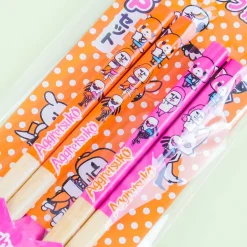 Aggretsuko & Friends Chopsticks Set - 2 pairs