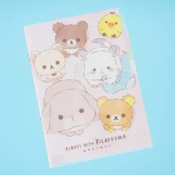 Always With Rilakkuma Multi-Pocket A4 File Folder