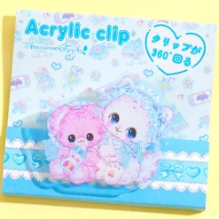 Amenomori Fumika Angel Blue Acrylic Clip