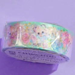 Amenomori Fumika Flower Kitty Washi Tape