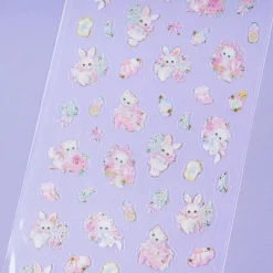 Amenomori Fumika Flowery Clear Seal Stickers