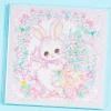 Amenomori Fumika Flowery Bunny Memo Pad