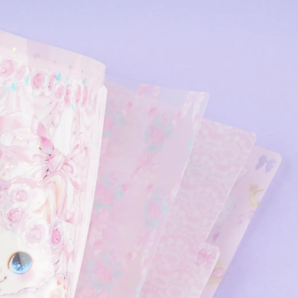 Amenomori Fumika Flowery Neko Multi-Pocket A5 File Folder