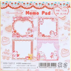 Amenomori Fumika Lolita Cats Memo Pad