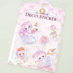 Amenomori Fumika Neko & Bunny Puffy Stickers