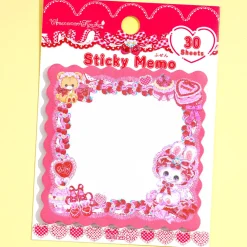Amenomori Fumika Strawberry Bunny Sticky Notes
