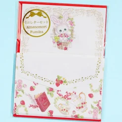 Amenomori Fumika Strawberry Bunny Letter Set