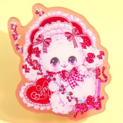 Amenomori Fumika Strawberry Retro Acrylic Clip