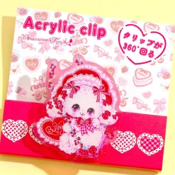 Amenomori Fumika Strawberry Retro Acrylic Clip