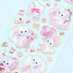 Amenomori Fumika Sweet Animal Clear Seal Stickers
