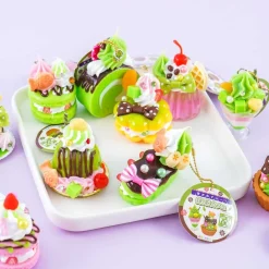 Amuse Matcha Desserts Charm