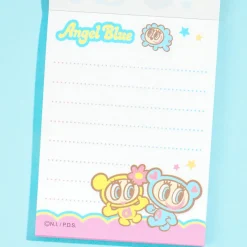 Angel Blue Glittery Memo Pad