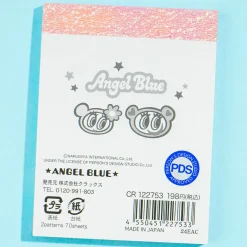 Angel Blue Glittery Memo Pad