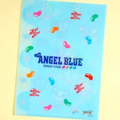 Angel Blue Jelly Bean Multi-Slot File Folder