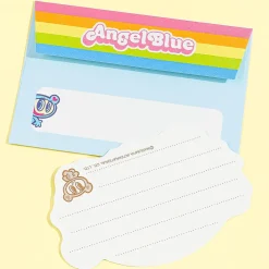 Angel Blue Rainbow Mini Letter Set