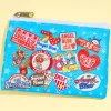 Angel Blue Retro Coin Purse