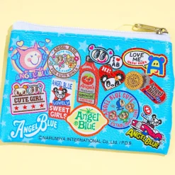 Angel Blue Retro Coin Purse