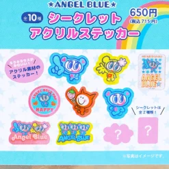 Angel Blue Secret Acrylic Sticker