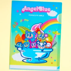Angel Blue Sundae A5 Clear File