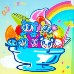 Angel Blue Sundae A5 Clear File