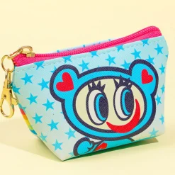 Angel Blue Triangle Mini Pouch