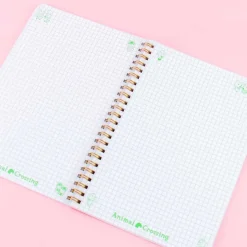 Animal Crossing Able Sisters Spiral Grid Notebook
