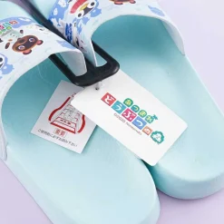 Animal Crossing Bathroom Slippers - Blue / Medium