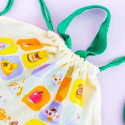 Animal Crossing Fruity Drawstring Lunch Bag