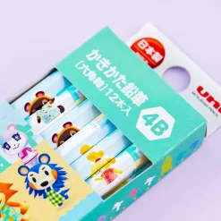 Animal Crossing Hexagon 4B Pencil Set - 12 pcs