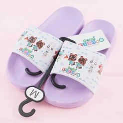 Animal Crossing Indoor Slippers - Purple / Medium
