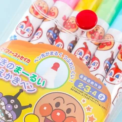 Anpanman Round Tip Marker Set - 6 pcs